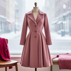 12 Pink Winter Fashion Pieces to Bring Retro Glamour to Cold-Weather Pinup Style